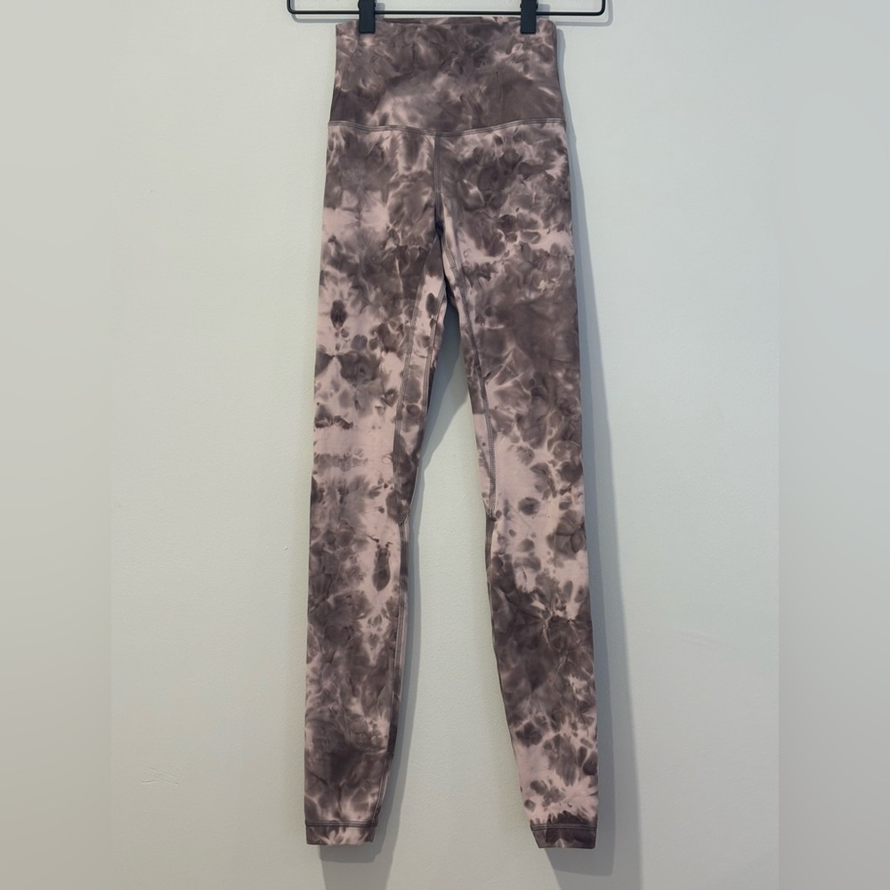 lululemon Align™ Pant 28” Diamond Dye, Pink Bliss Graphite Purple, Size 2